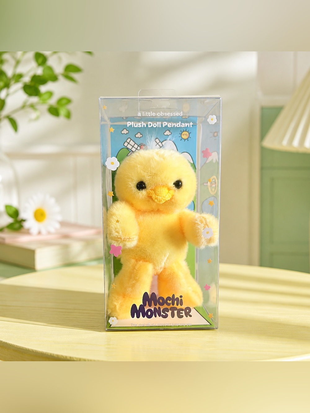 Mochi Monster Yellow Duck Plush Doll Pendant New
